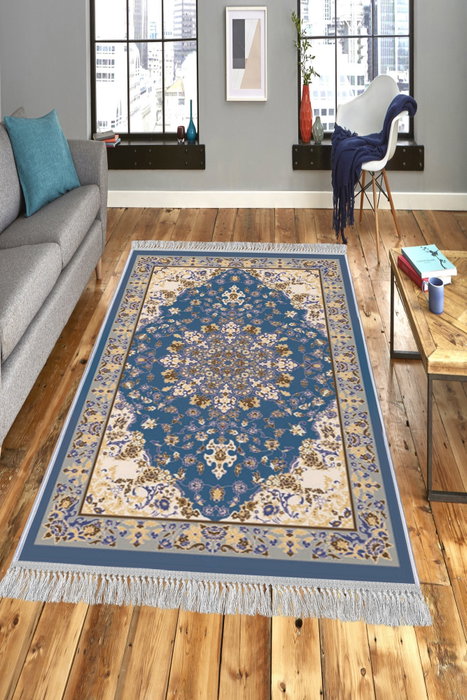 Conceptum Els1016 Alfombra de Pasillo Azul 80 x 150 cm Conceptum Els1016 Alfombra de Pasillo Azul 80 x 150 cm